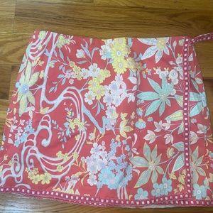 Tibi mini skirt with side tie EUC